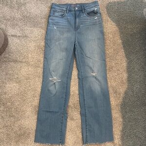 Wide Leg Distressed Joe Jeans